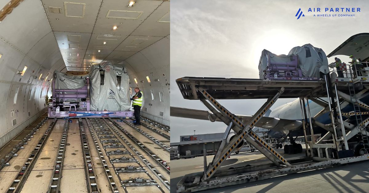 Air Partner Cargo team urgently transports 13-tonne engine across Europe